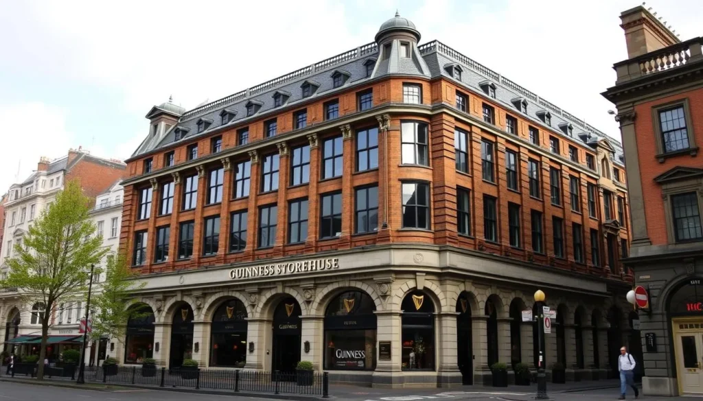 Image of the Guinness Storehouse building