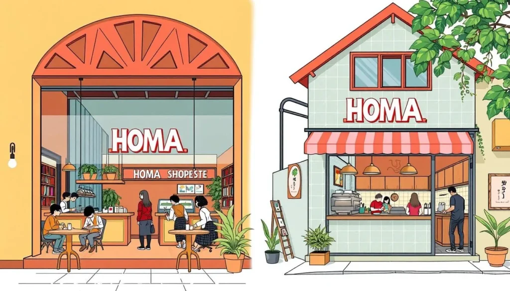 Image of the HoMA Shop or Café