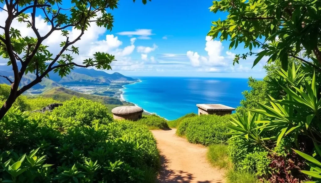 Image of the Lanikai Pillbox Hike trail