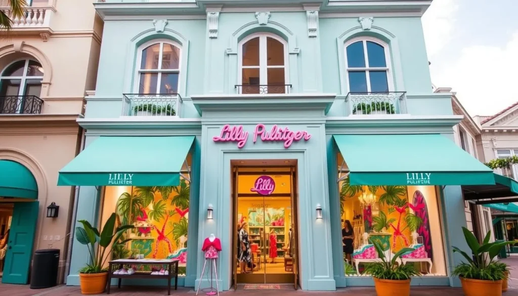 Image of the Lilly Pulitzer Flagship Store on Worth Avenue