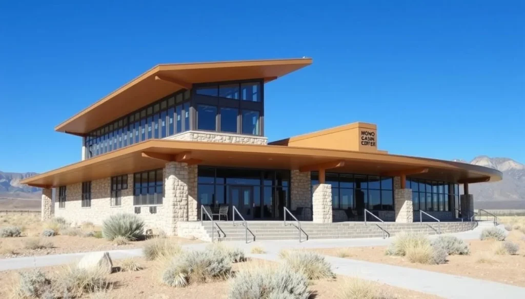 Image of the Mono Basin Visitor Center building