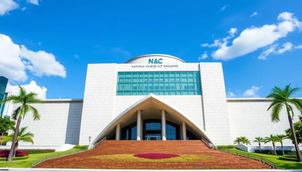 Image of the National Museum Singapore's facade