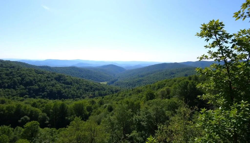 Image of the Pocono Mountains landscape