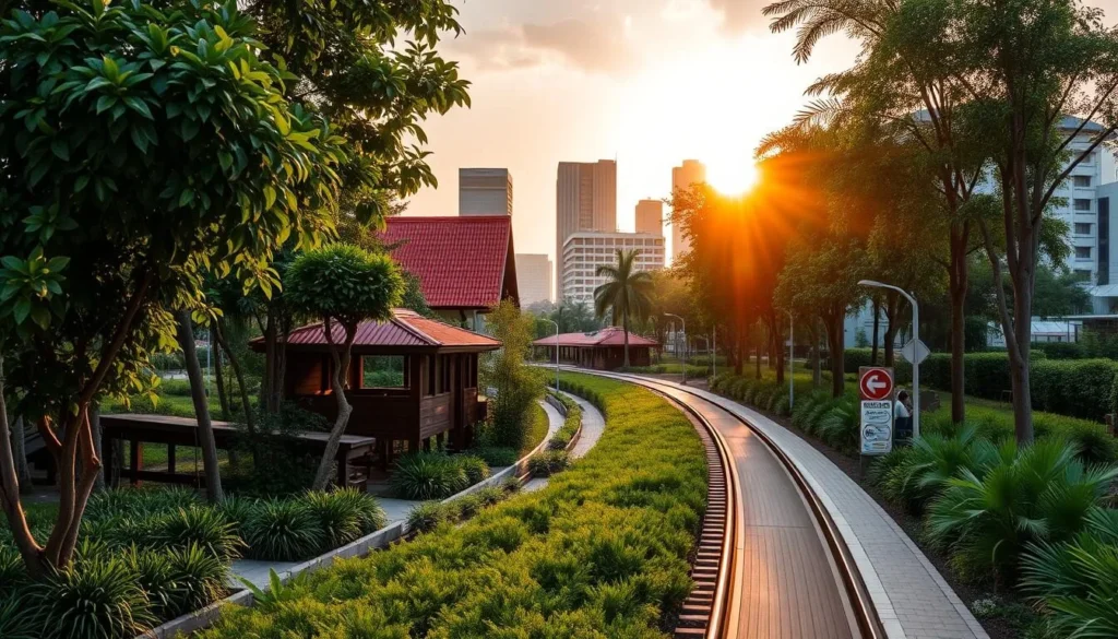 Image of the Rail Corridor in Singapore