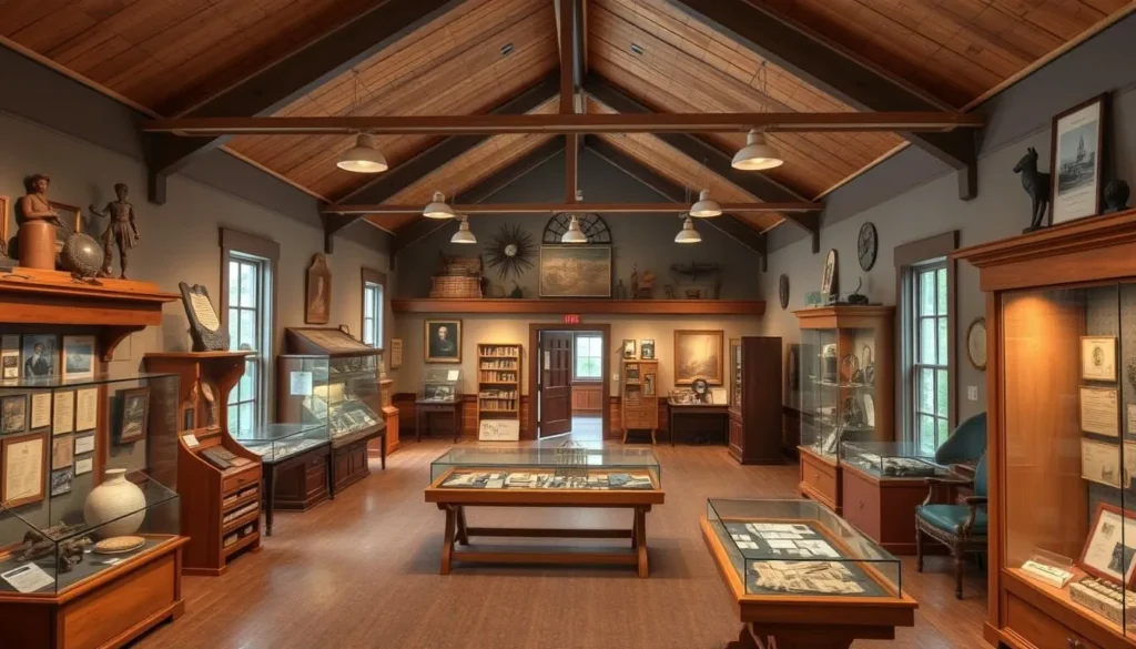 Image of the Siuslaw Pioneer Museum's exhibit hall