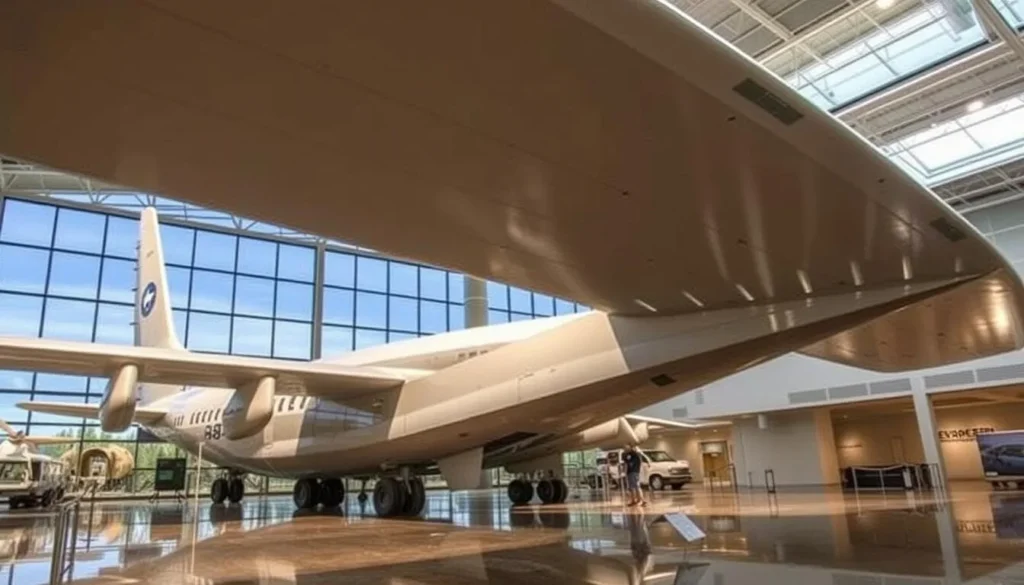 Image of the Spruce Goose at the Evergreen Aviation & Space Museum