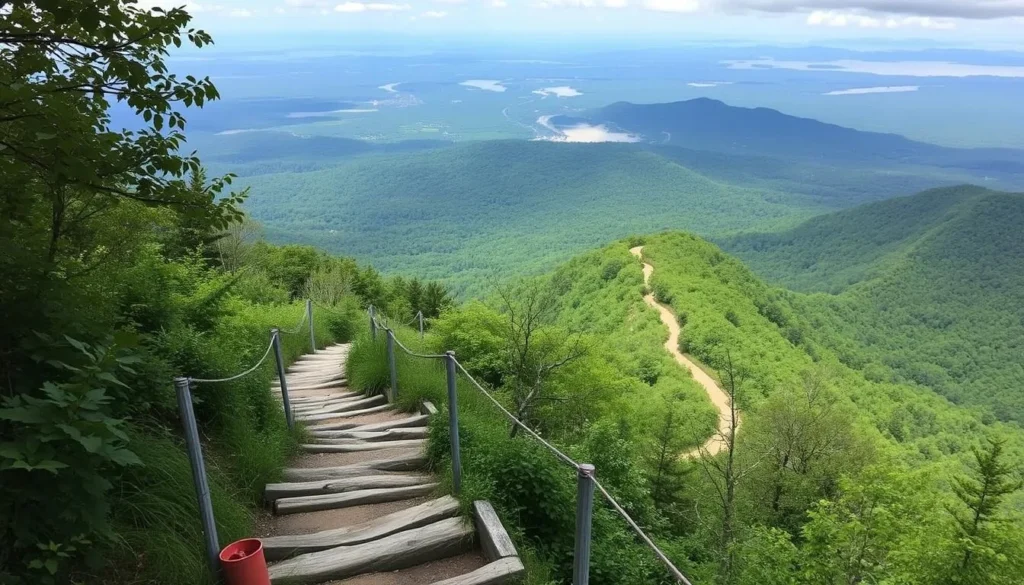 Image of the "Stairway to Heaven" trail in New Jersey