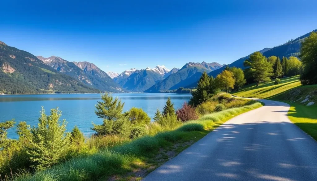 Image of the Swiss Path along Lake Uri