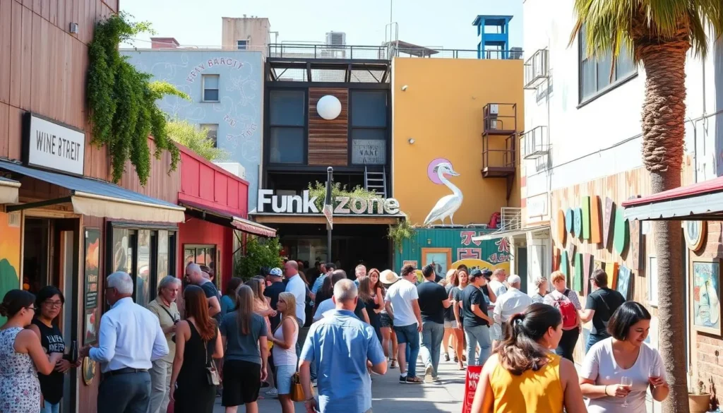 Image of the Urban Wine Trail in the Funk Zone