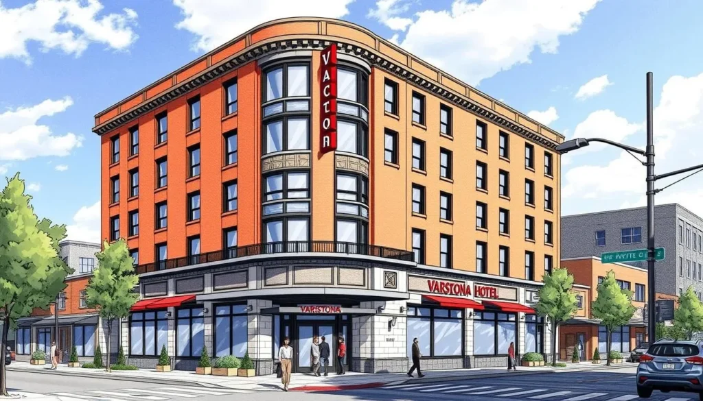Image of the Varscona Hotel on Whyte Avenue