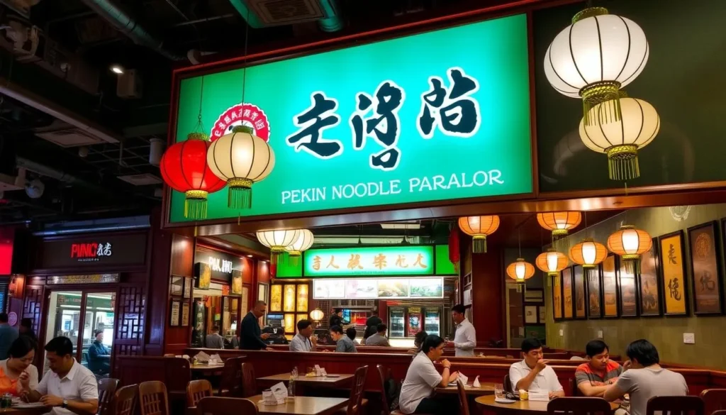 Image of the interior of Pekin Noodle Parlor