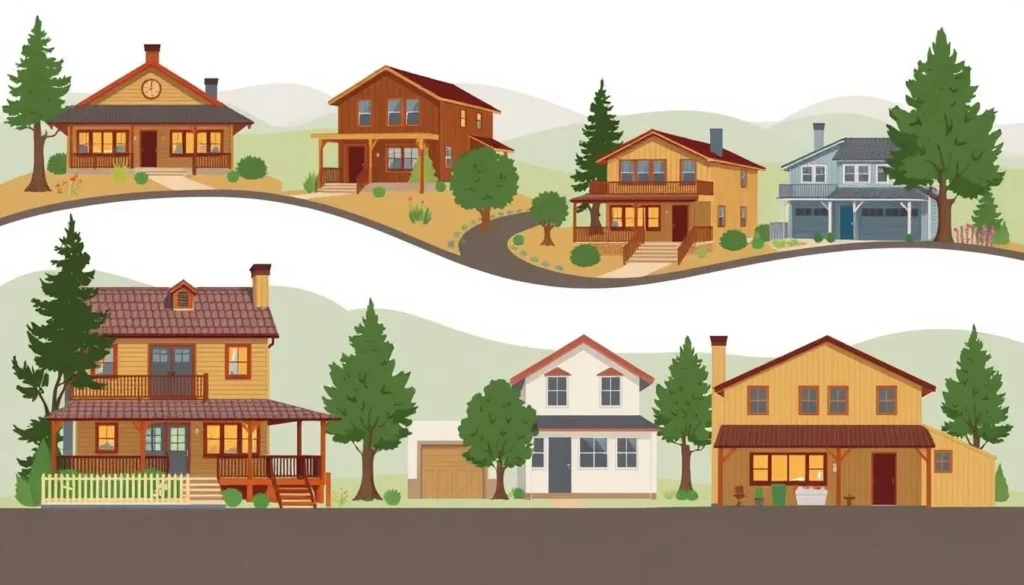 Image of various accommodations in Willow Creek, California