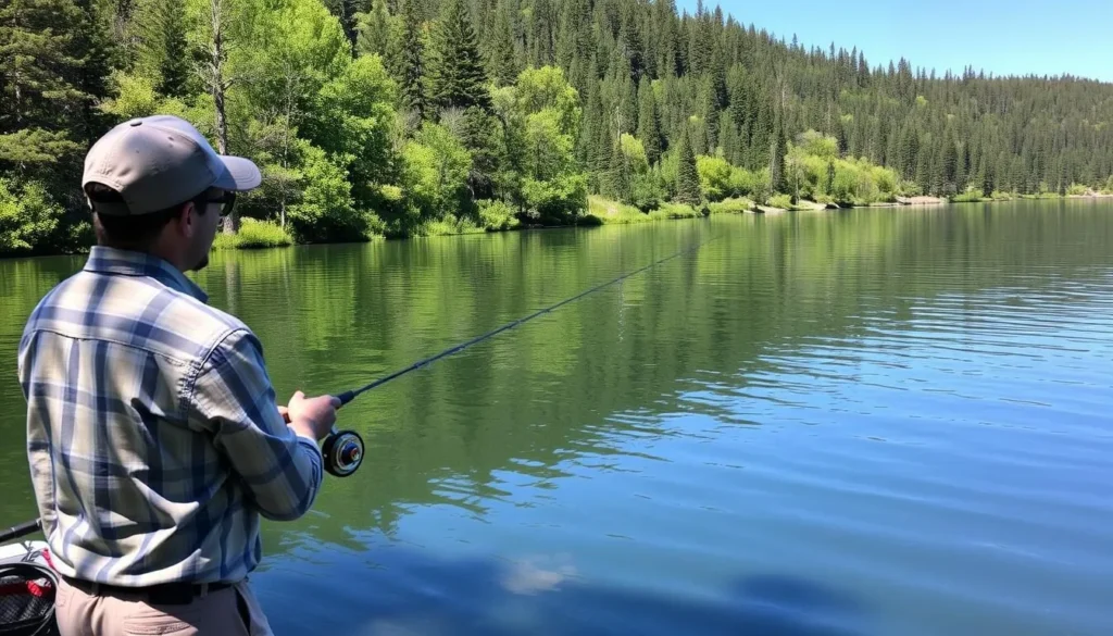 Imagine casting your line into the serene waters of Pineview Reservoir.