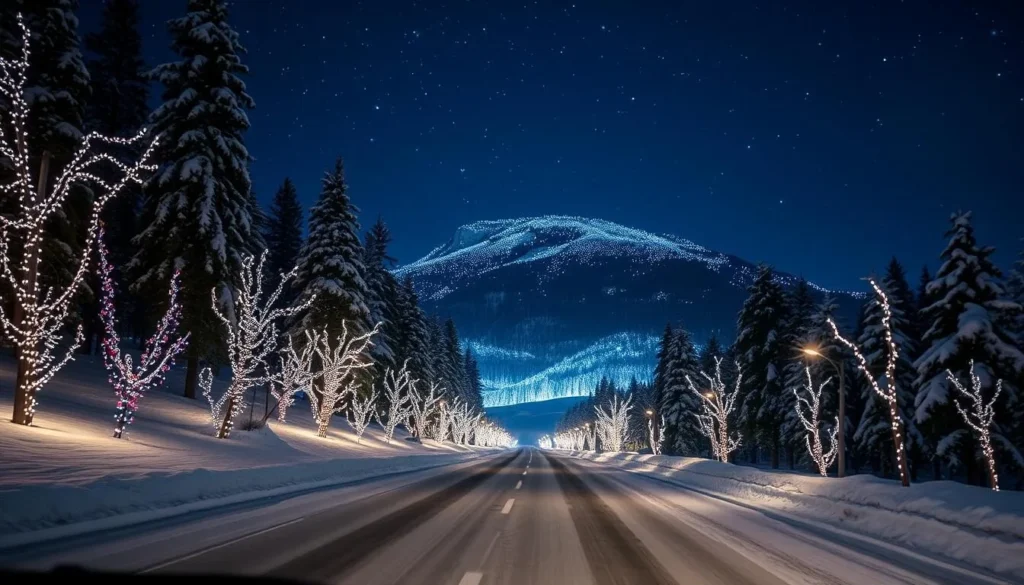 Imagine driving through a winter wonderland filled with millions of twinkling lights.