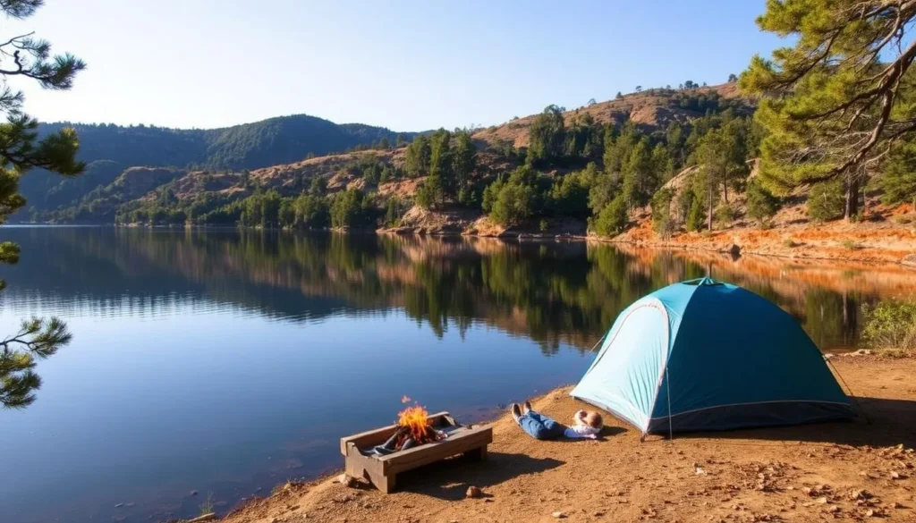 Imagine enjoying a serene day or a camping trip at New Melones Lake, surrounded by nature's beauty.