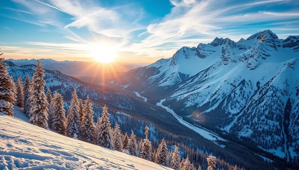 Imagine experiencing the thrill of skiing or snowboarding in the Dom region.
