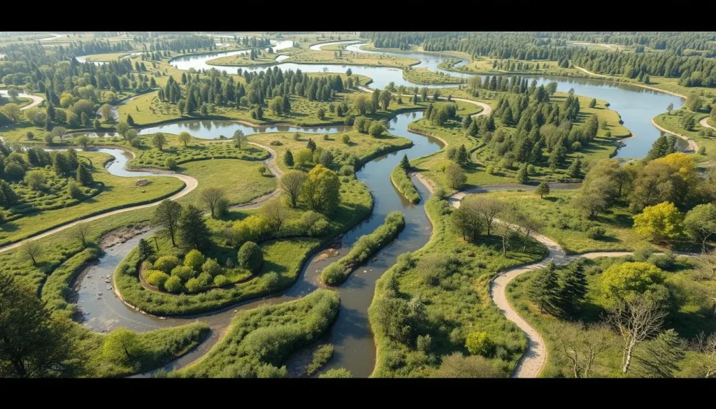 Imagine exploring a 300-acre nature preserve with trails, waterways, and abundant wildlife.