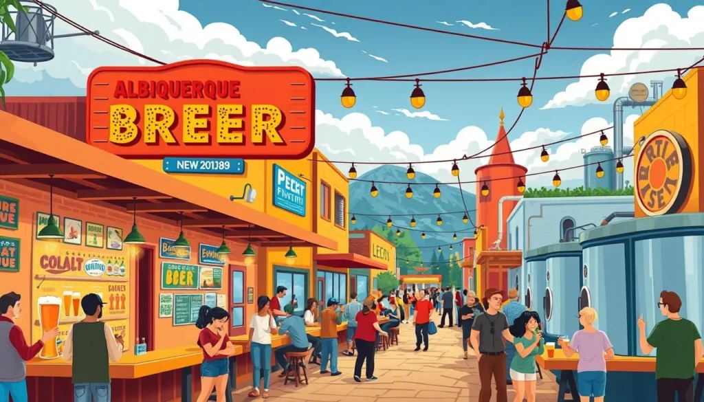 Imagine exploring the vibrant craft beer scene in Albuquerque, New Mexico.