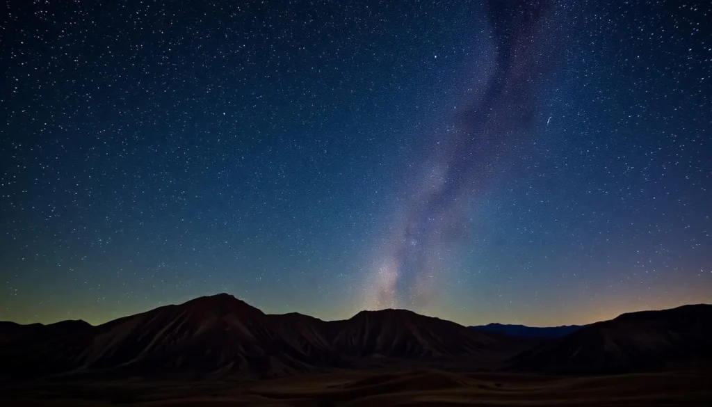 Imagine gazing up at a star-filled sky, with constellations shining brightly above Lassen Volcanic National Park.