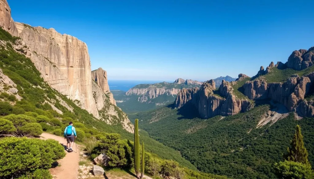Imagine hiking through Corsica's rugged mountains.