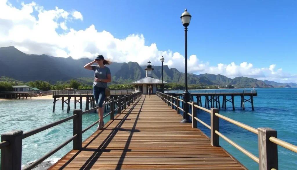 Imagine strolling along a historic pier that has been a part of Hanalei Bay's landscape since 1892.