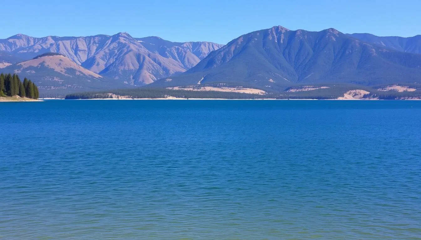 Imagine yourself surrounded by the serene beauty of Lake McClure, California, with its crystal-clear waters and stunning Sierra Nevada foothills backdrop.