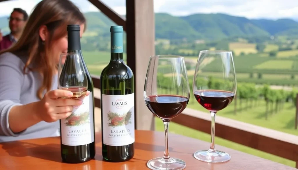 Indulge in the rich flavors of Lavaux wines with a guided wine tasting tour.