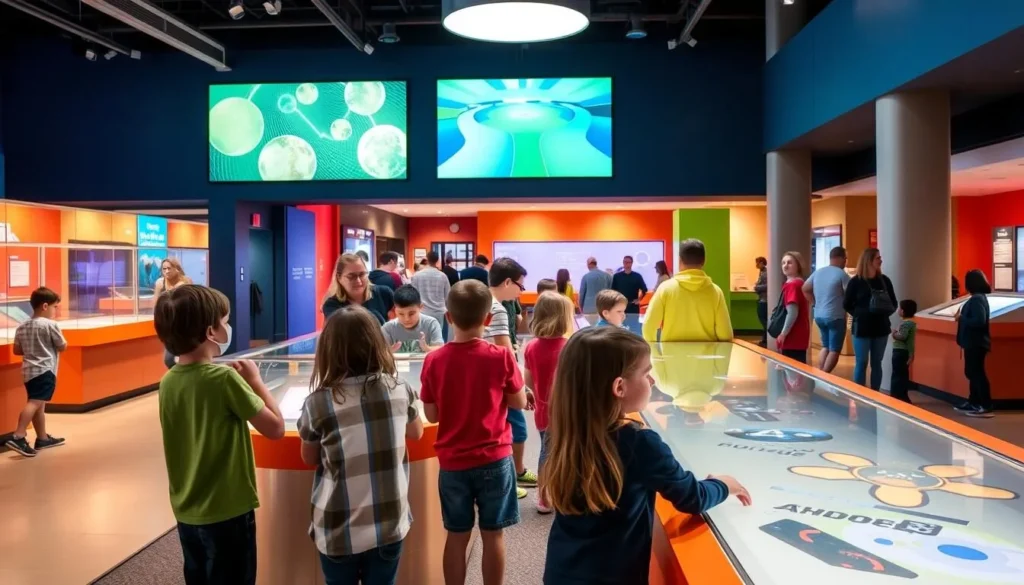 Interactive exhibits at the Museum of Science and Technology (MOST) in Onondaga County Interactive exhibits at the Museum of Science and Technology (MOST) in Onondaga County