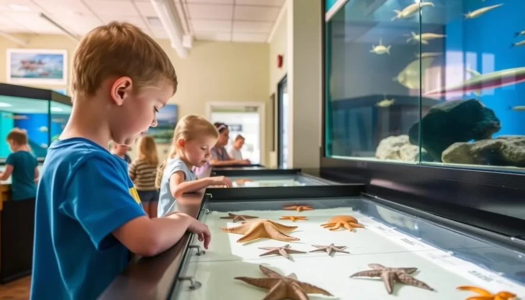 Interactive marine exhibits at Gulf Specimen Aquarium, a family-friendly Wakulla County, Florida things to do attraction Interactive marine exhibits at Gulf Specimen Aquarium, a family-friendly Wakulla County, Florida things to do attraction