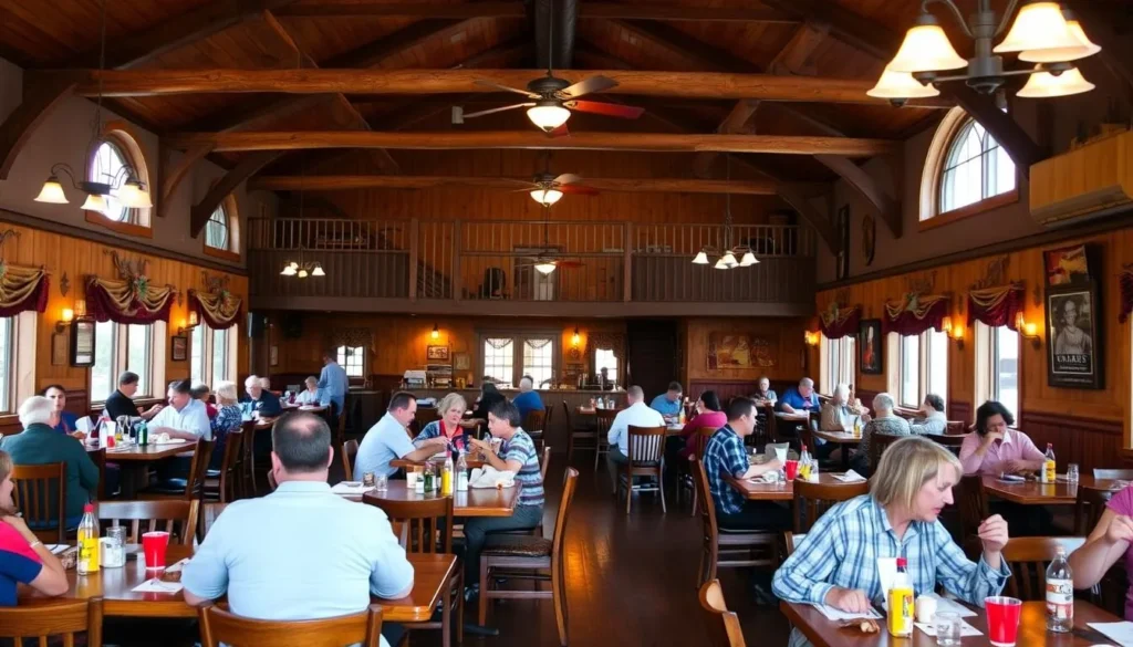 Interior of Maddox Ranch House restaurant near Brigham City Utah Interior of Maddox Ranch House restaurant near Brigham City Utah