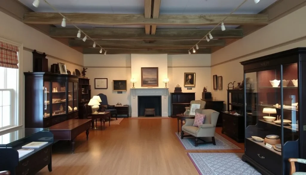 Interior of the Milford Historical Society museum Interior of the Milford Historical Society museum