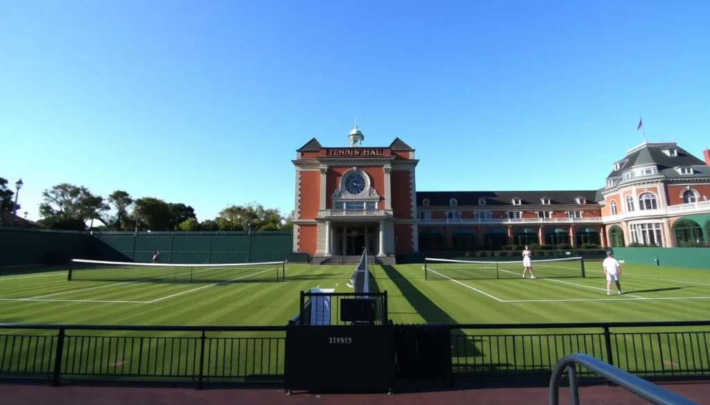 International Tennis Hall of Fame in Newport Rhode Island International Tennis Hall of Fame in Newport Rhode Island