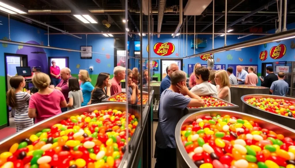 Jelly Belly Candy Company factory tour in Fairfield, Solano County