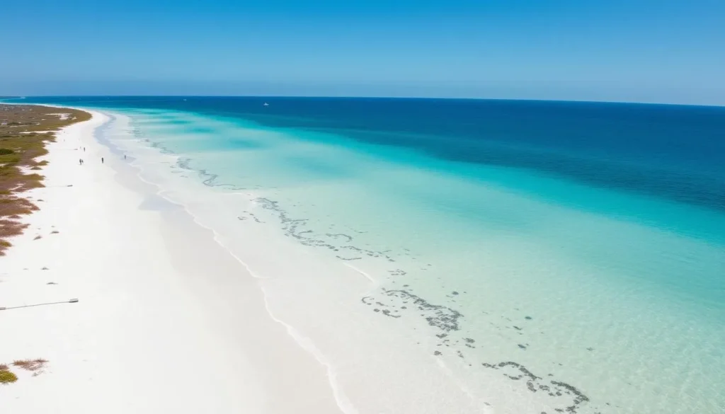 Keaton Beach coastline in Taylor County Florida with pristine shoreline Keaton Beach coastline in Taylor County Florida with pristine shoreline