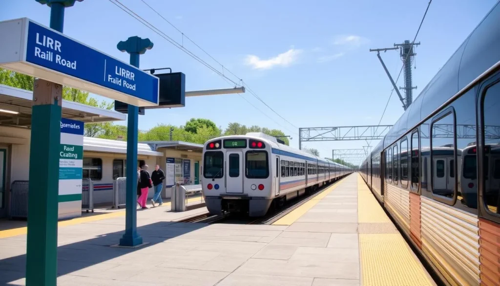 LIRR train station in Nassau County, important for accessing Nassau County New York things to do LIRR train station in Nassau County, important for accessing Nassau County New York things to do