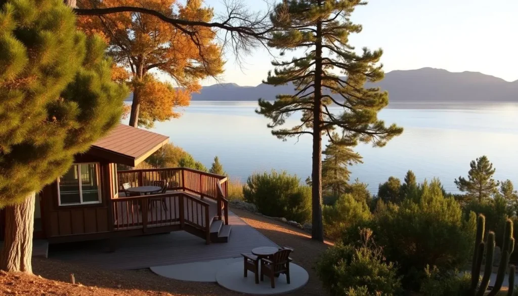 Lakefront accommodation in Lake County with view of Clear Lake Lakefront accommodation in Lake County with view of Clear Lake