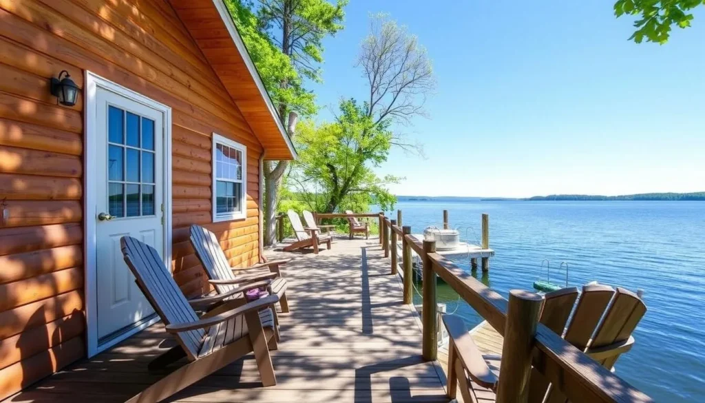 Lakeside cottage rental with dock on Seneca Lake in Seneca County, New York Lakeside cottage rental with dock on Seneca Lake in Seneca County, New York