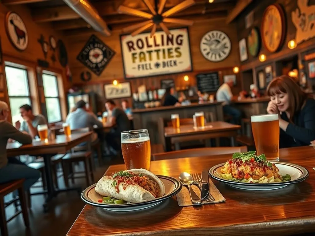 Local dining at Rolling Fatties restaurant in Kingfield near Carrabassett Valley Local dining at Rolling Fatties restaurant in Kingfield near Carrabassett Valley