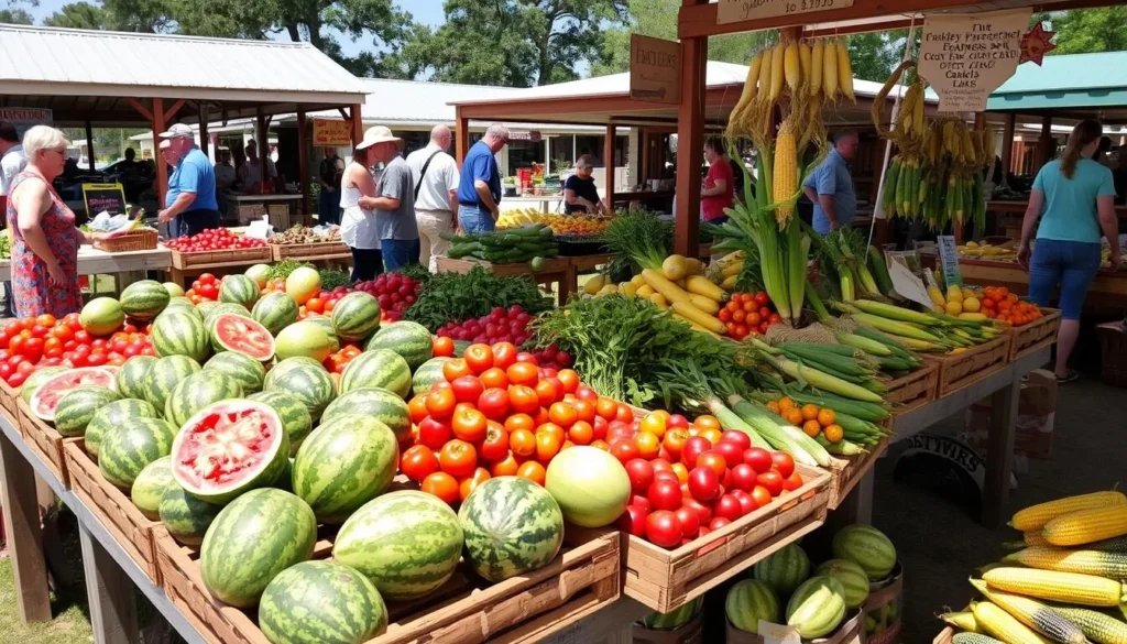 Local produce market in Jefferson County, Florida Local produce market in Jefferson County, Florida