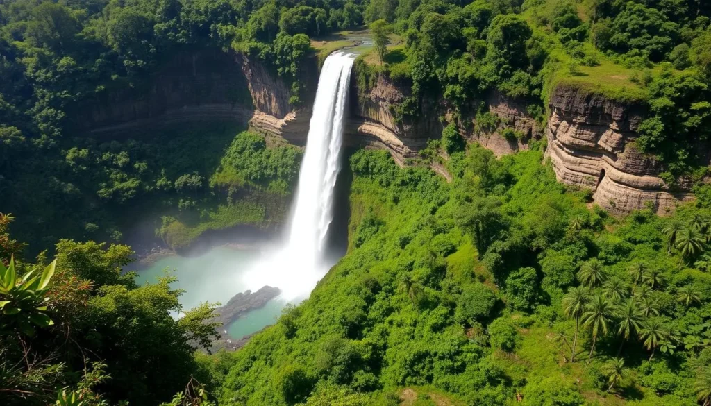 Lofoi Waterfall in the Democratic Republic of Congo