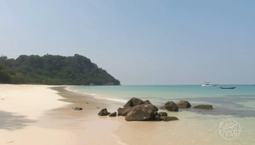 Lonely Beach Koh Rong, a remote beach accessible only by boat or challenging jungle trek
