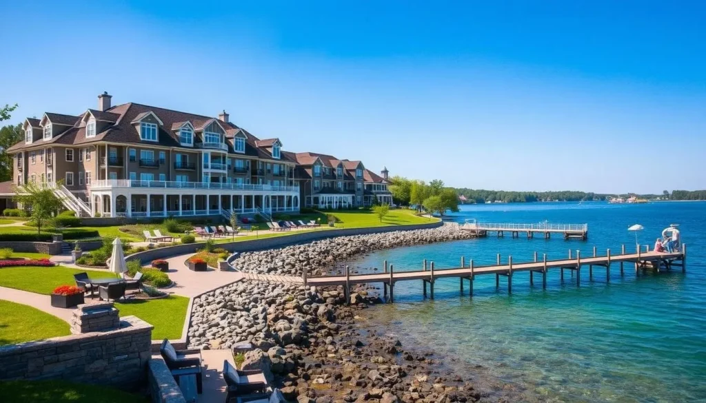 Luxury lakeside resort on Canandaigua Lake in Ontario County, New York Luxury lakeside resort on Canandaigua Lake in Ontario County, New York