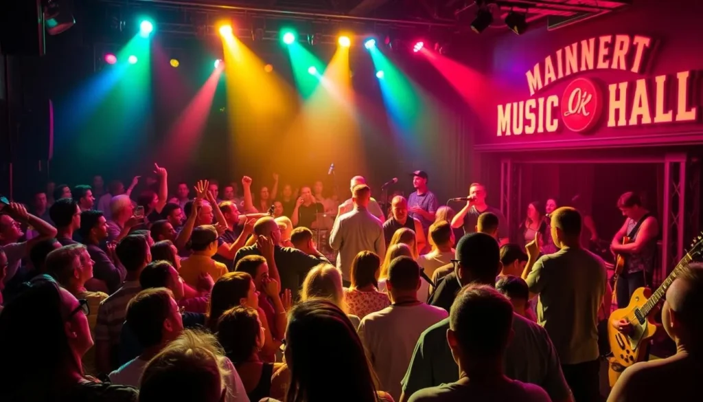 Main Street Music Hall live performance with audience