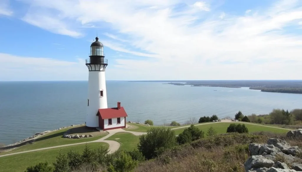 Marblehead Lighthouse State Park on Lake Erie