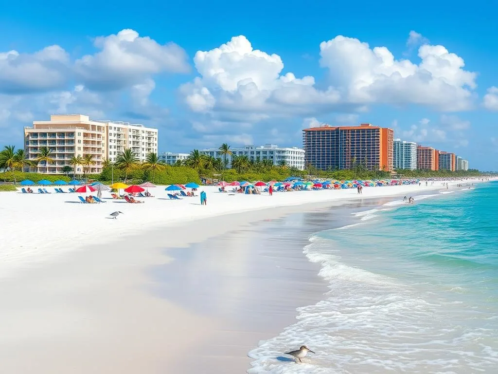 Marco Island beach in Collier County Florida Marco Island beach in Collier County Florida