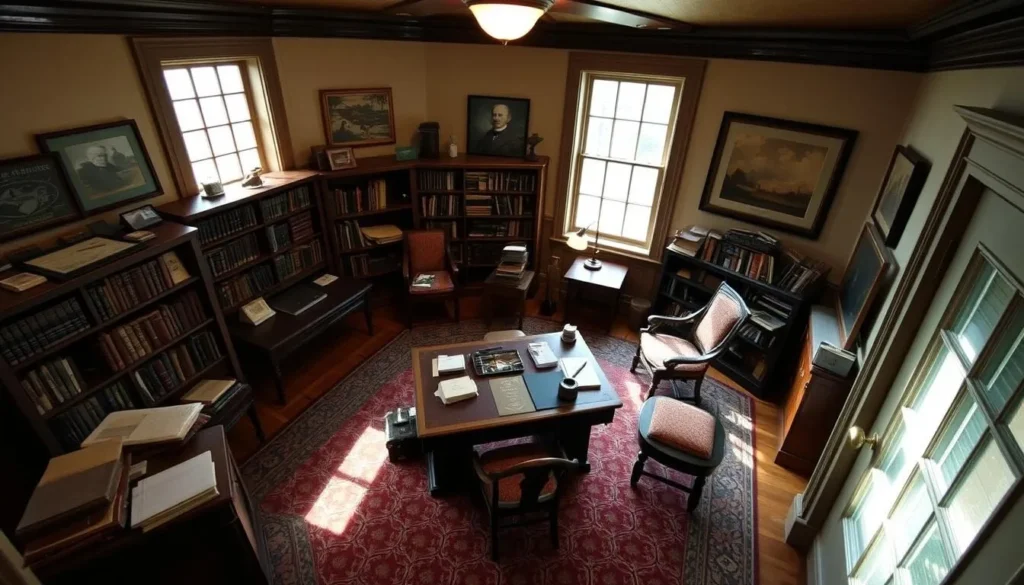 Mark Twain's octagonal study at Elmira College, a top Chemung County, New York things to do Mark Twain's octagonal study at Elmira College, a top Chemung County, New York things to do
