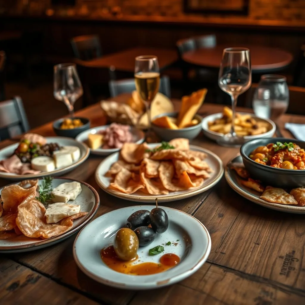 Mateo Bar de Tapas in Durham North Carolina with Spanish tapas dishes Mateo Bar de Tapas in Durham North Carolina with Spanish tapas dishes