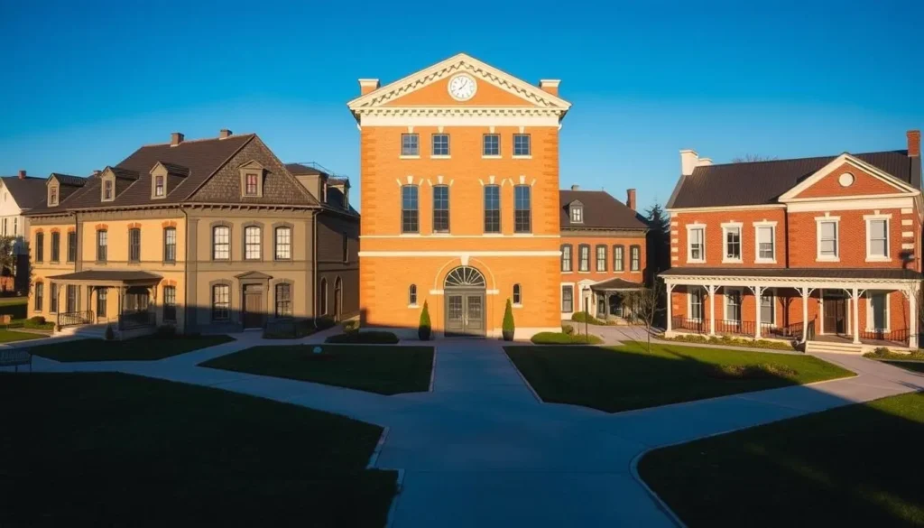 Milan Historical Museum complex featuring multiple buildings with Milan, Ohio things to do exhibits Milan Historical Museum complex featuring multiple buildings with Milan, Ohio things to do exhibits