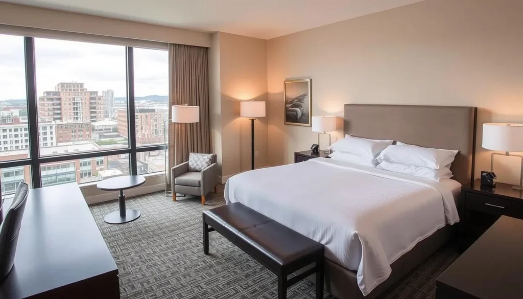Modern hotel room in downtown Easton Pennsylvania Modern hotel room in downtown Easton Pennsylvania