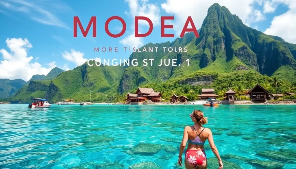 Moorea island tour image